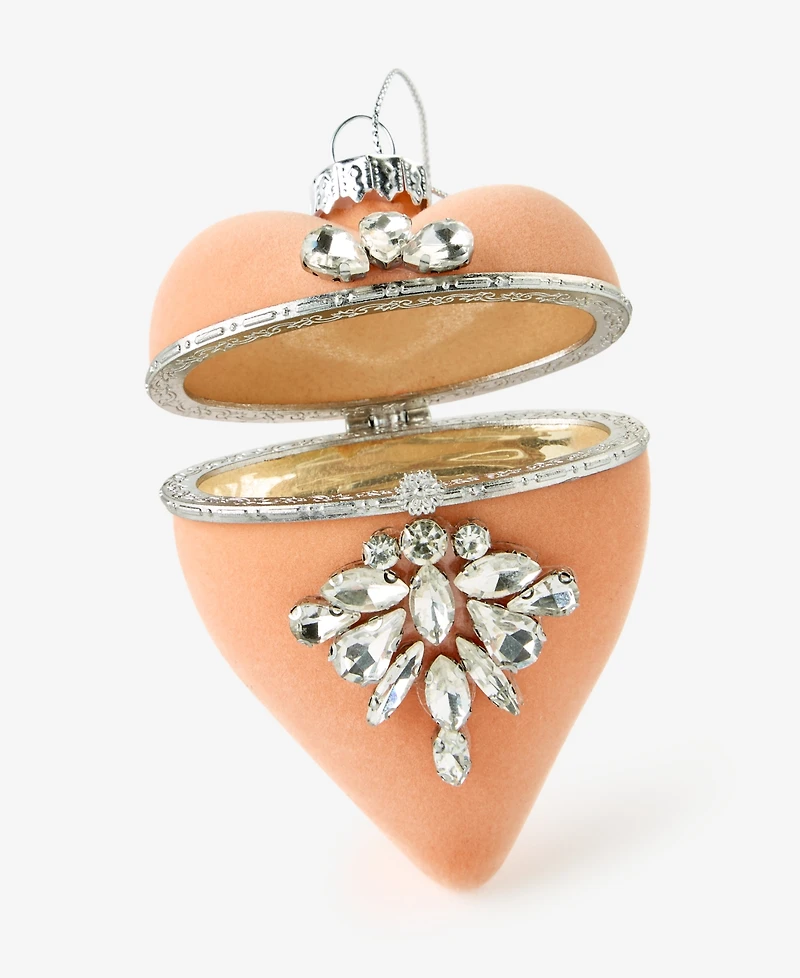 Holiday Lane Jeweled Classics Heart Ornament, Macy's Exclusive