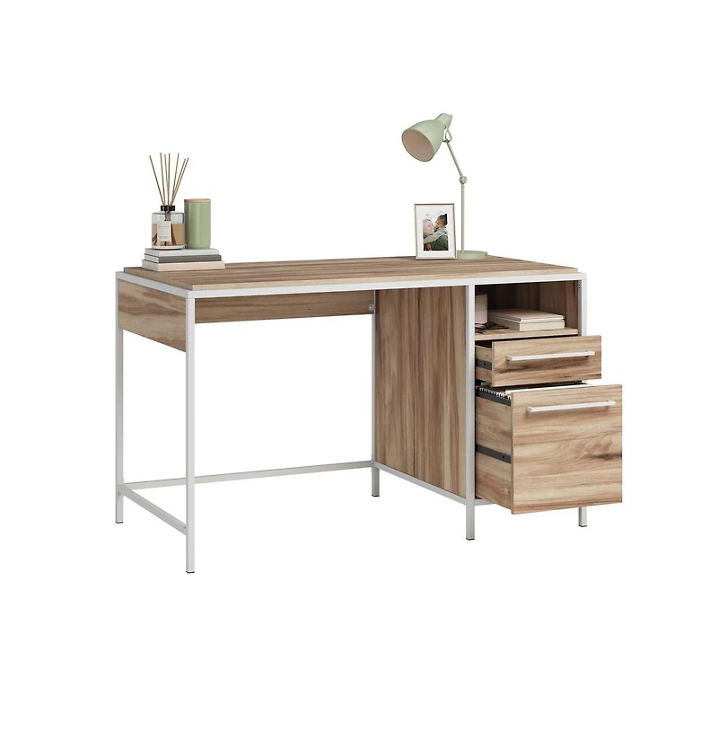 Sauder Nova Loft Desk, Kiln Acacia finish