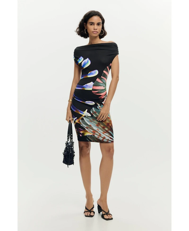Desigual Women's Printed knit dress M. C. Lacroix