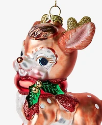 Holiday Lane Merry Magic Reindeer Ornament, Macy's Exclusive