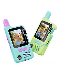 Contixo TK1 Kids Walkie Talkies 2-Pack, Video and Voice Communication Toy, Flashlight, Voice Changer, Rechargeable