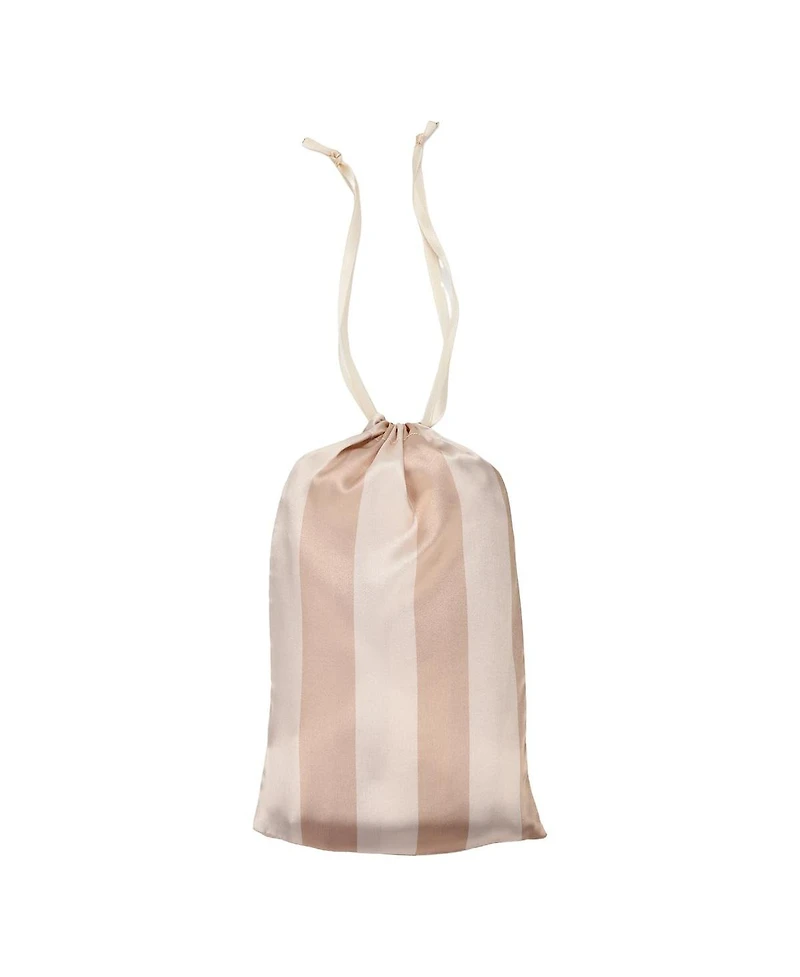 Striped Print -Pack Pillowcase, Eye Mask