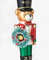 Holiday Lane Macy's Bear Nutcracker Ornament, Macy's Exclusive