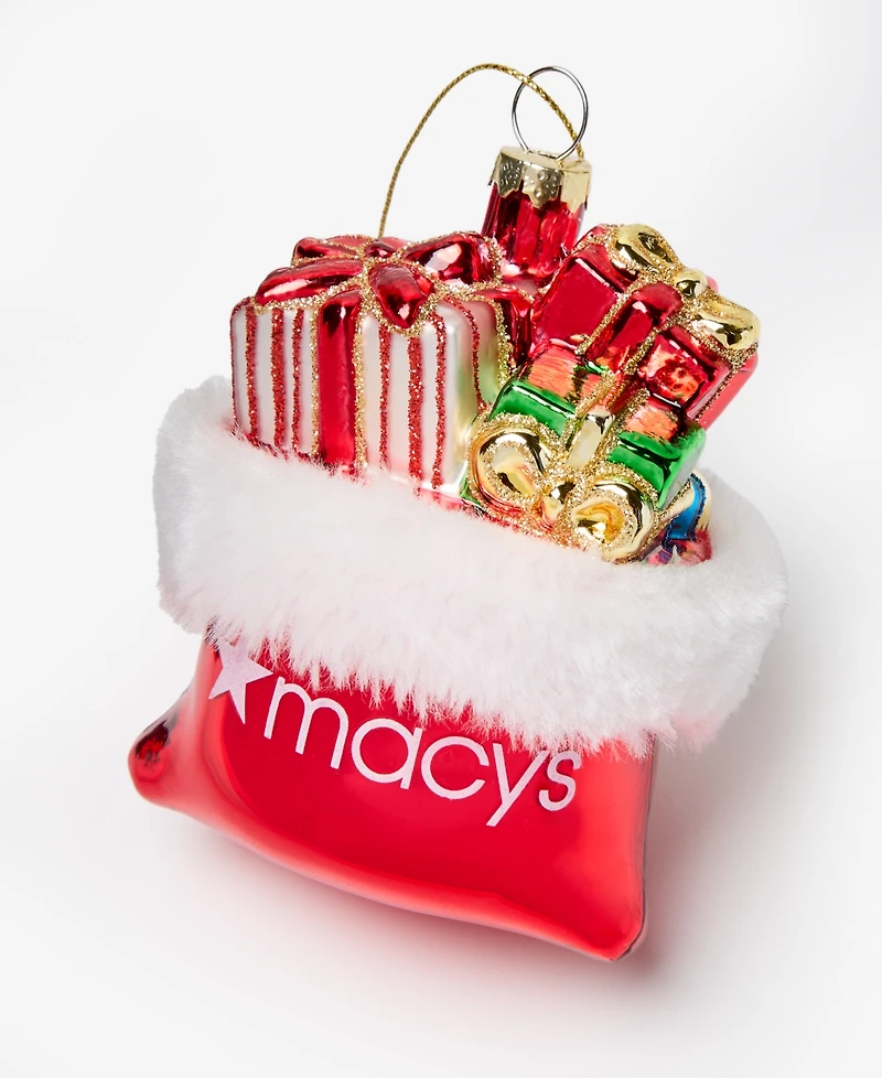 Holiday Lane Macy's Gift Bag Ornament, Macy's Exclusive