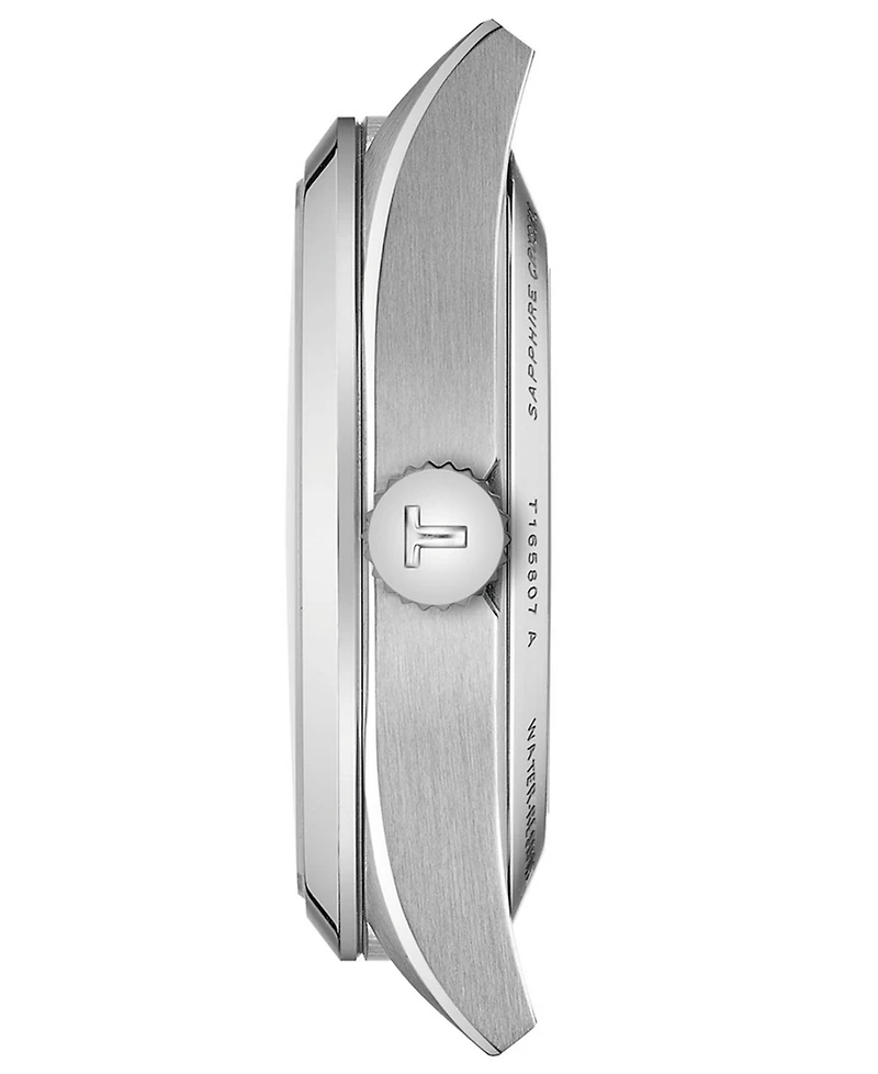 Tissot Men's Round Silver Stainless Steel Watch 38mm