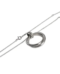 Pre-Owned Tiffany & Co White Gold Diamond Melody Pendant