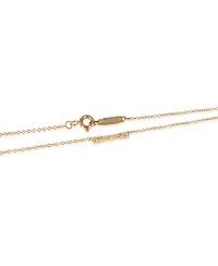 Pre-Owned Tiffany & Co Rose Gold Diamond Fluer De Lis Key Bar Pendant