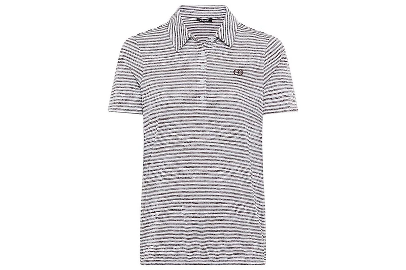 Olsen Women's Striped Polo T-Shirt
