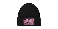 KPop Demon Hunters Men's Huntr/x Black Cuff Knit Beanie