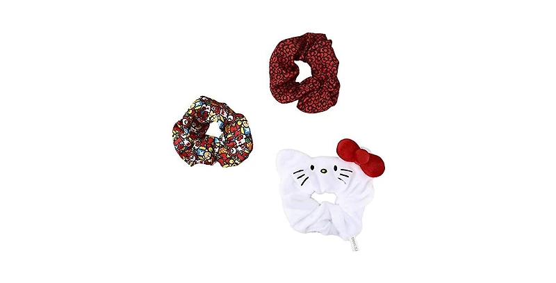 Sanrio Hello Kitty Scrunchy 3-Pack