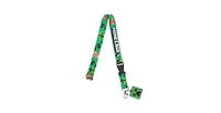 Minecraft Lanyard With Rubber Creeper Face Charm