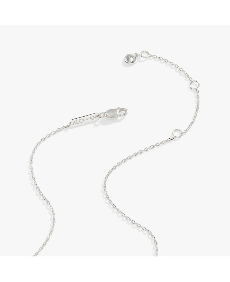 Alex and Ani Butterfly and Crystal Necklace, Adjustable
