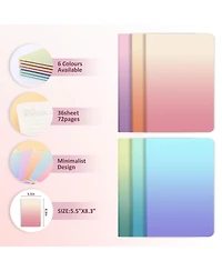 Gnuadz Lined Notebooks Journals Bulk A5 Travel Writing Office School