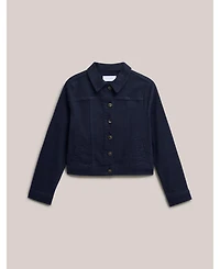Hobbs London Women's Selborne Boxy Cropped Denim Jacket