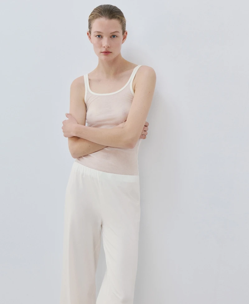 Mango Women's Light Cotton Pants