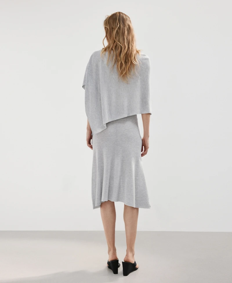 Mango Women's Fine Knit Midi Skirt