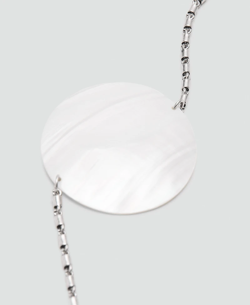 Mango Women's Shell Chain Belt