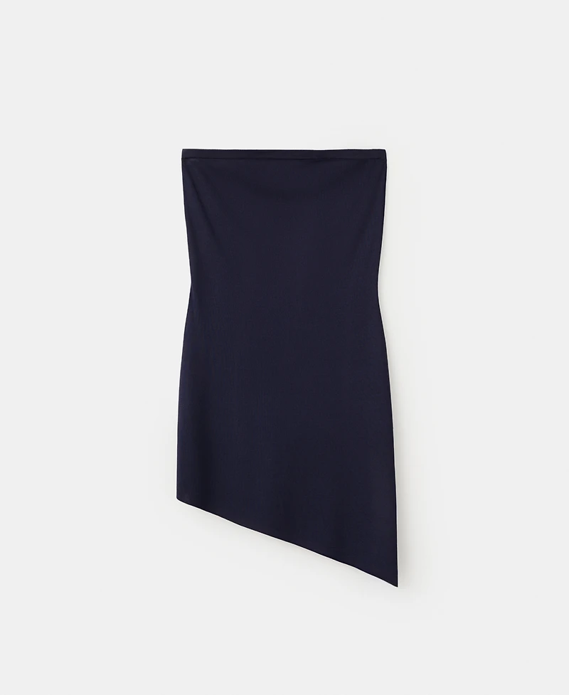 Mango Women's Asymmetrical Fine-Knit Top