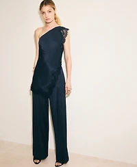 Mango Women's Satin Straight-Fit Pants