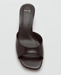 Mango Women's Kitten Heel Sandals