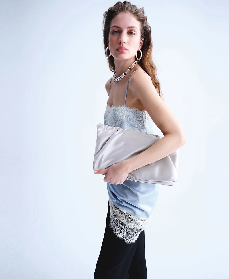 Mango Women's Lace Camisole Dress