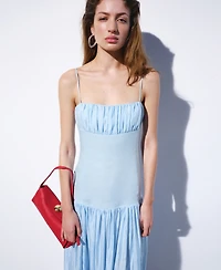 Mango Women's Ruched Long Dress
