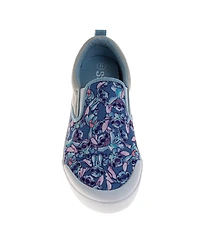 Disney Women's Stitch Slip On Canvas Sneakers Easy On/Off Casual Wear Comfort Fit
