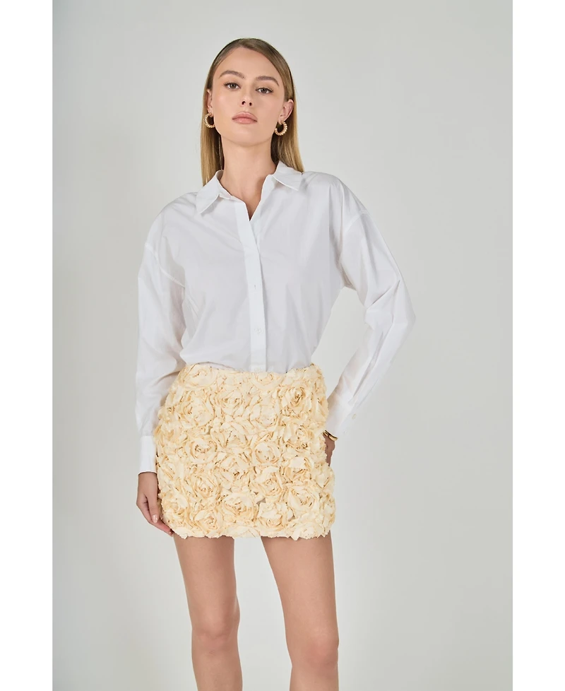 endless Rose Women's 3D mini skirt