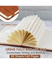 Gnuadz Leather Notebook Journal Hard Cover A5 Writing