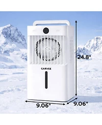 Xo 3 in 1 Evaporative Air Cooler, Cooling Fan for Living Room, Office and Garage with 2.6 gal Water Tank