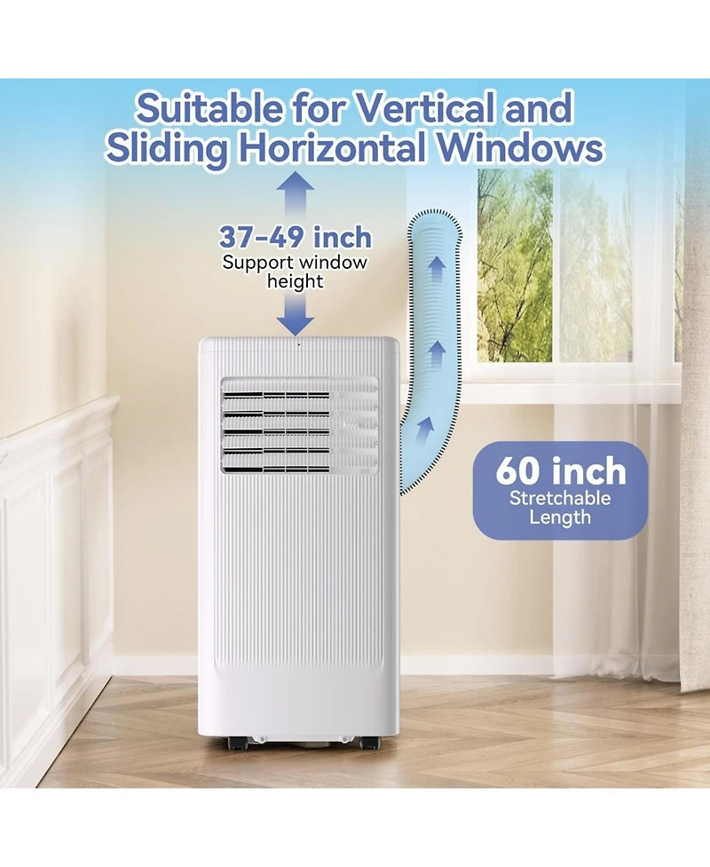 Xo Portable Air Conditioner, Cools/Heats Up to 450 Sq.Ft, 10000 Btu