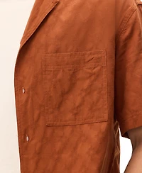 Buffalo David Bitton Men's Textured Pattern Short-Sleeves Shirt