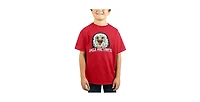 Cobra Kai Boys Eagle Fang Karate Youth Red Graphic Tee - L