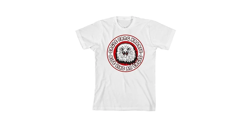 Cobra Kai Eagle Fang Karate Youth White Short Sleeve Tee-xl