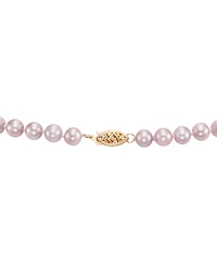 Macy's Freshwater Pearl (6-7mm) Necklace in Sterling Silver