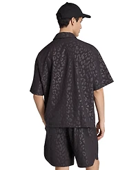adidas Men's Tech Leopard Short-Sleeve Shirt