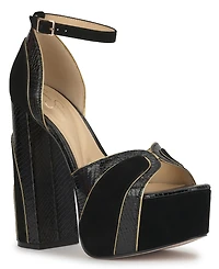 Jessica Simpson Women's Avele Platform Block Heel Dress Sandals