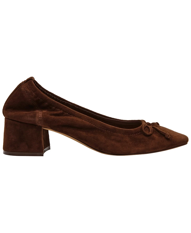 Steve Madden Women's Coretta Block Heel Ballet Pumps