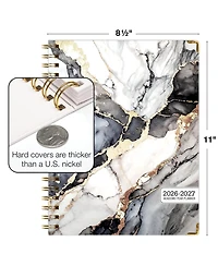 Gnuadz Hardcover Academic Planner 2026-2027 14-Month Daily Weekly Monthly Agenda Bookmark Pocket