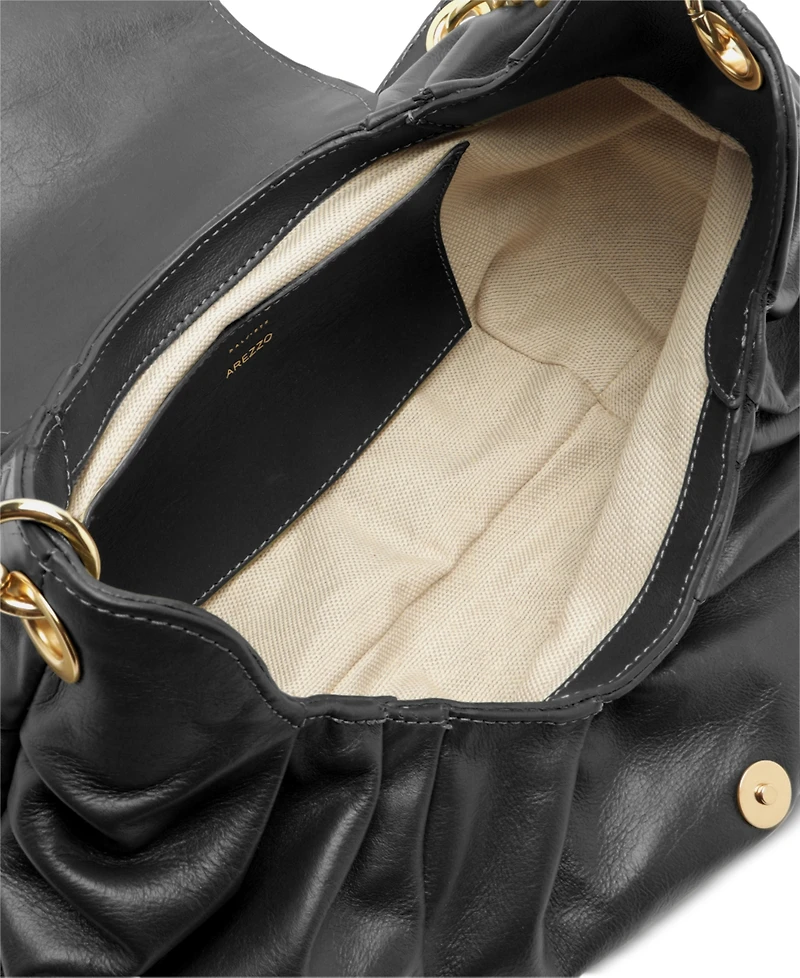 Arezzo Molly Medium Leather Shoulder Handbag