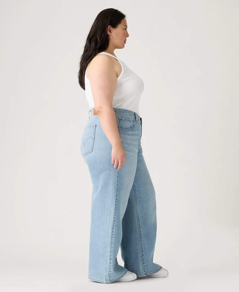 Levi's Plus Mid-Rise Non-Stretch Cinch Cotton Baggy Jeans