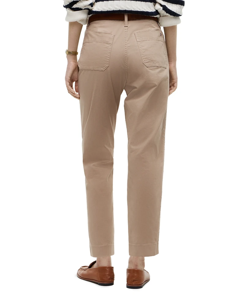 Tommy Hilfiger Women's Twill Patch Pocket Chinos Pants