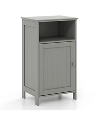 sumyeg Freestanding Bathroom Storage Cabinet with Adjustable Shelves Floor Organizer