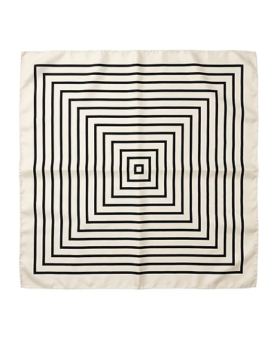 Marcus Adler Geo Print Satin Square Scarf