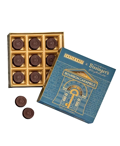 Bissinger's Handicrafted Chocolate Bourbon Caramels Gift Box, 9-Pc.