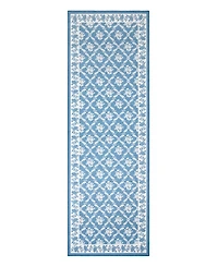 Laura Ashley Printed Chenille Merley Runner Rug, 24"x 72"