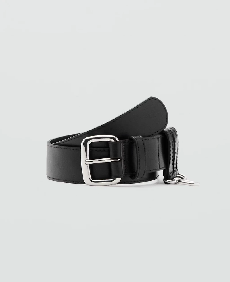 Mango Women's Belt Loops Leather