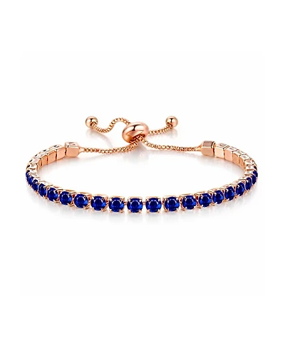Rebl Jewelry Dainty Cz Tennis Bracelet