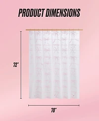 Juicy Couture Shower Curtain, 70"x72"