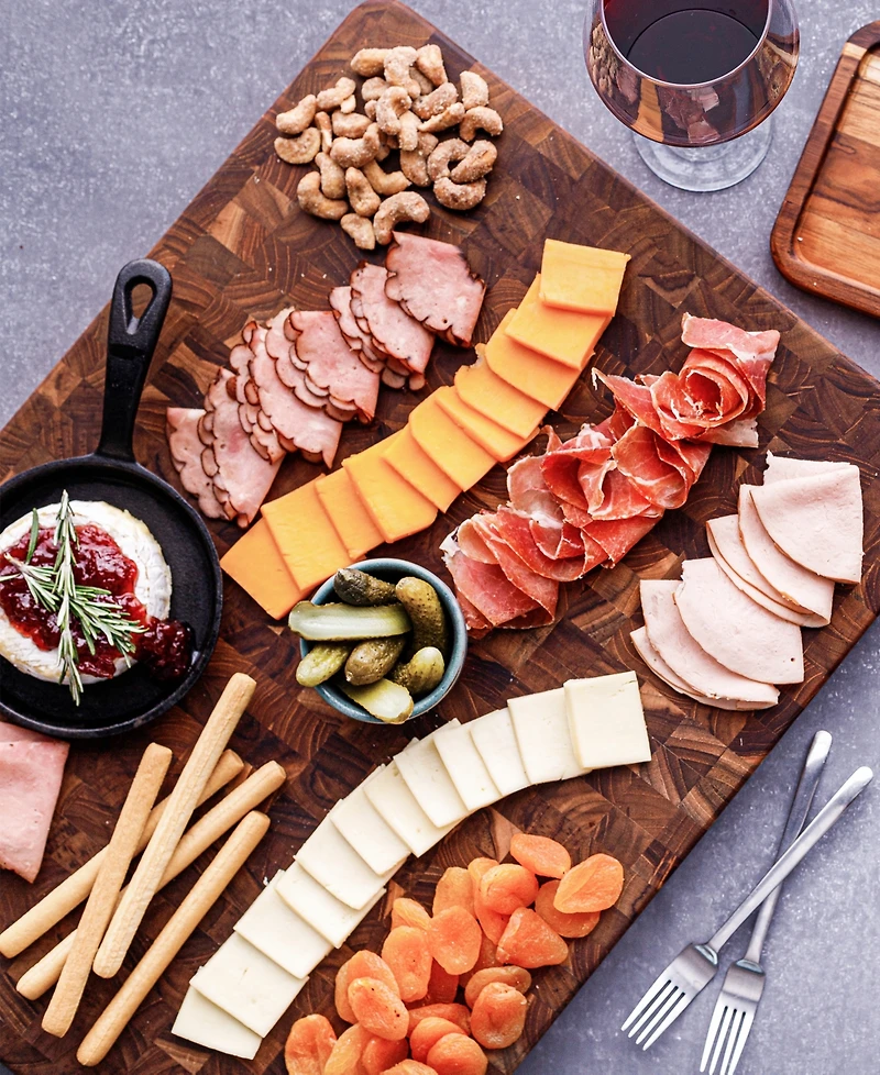 Teakhaus Teak Wood Medium Butcher Block Cutting Board, 20" x 15"